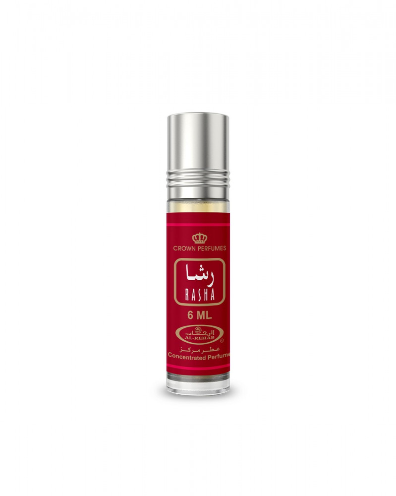 Rasha Concentrated Perfume Oil 6ml by Al Rehab - Alcohol-Free Roll-On Fragrance