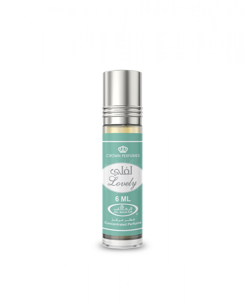 Lovely Concentrated Perfume Oil 6ml by Al Rehab - Alcohol-Free Roll-On Fragrance