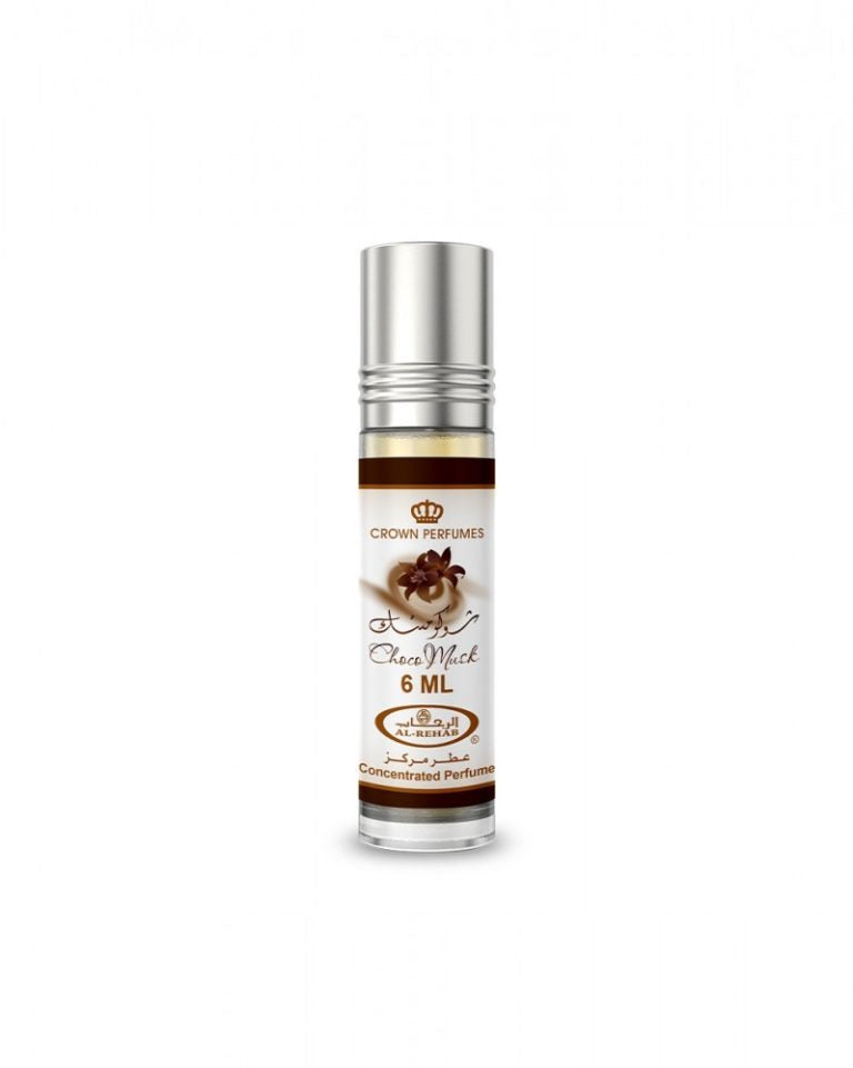 Choco Musk Concentrated Perfume Oil 6ml by Al Rehab - Alcohol-Free Roll-On