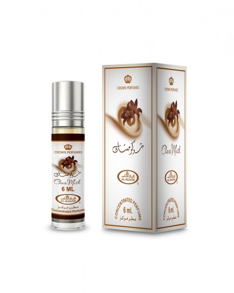 Choco Musk Concentrated Perfume Oil 6ml by Al Rehab - Alcohol-Free Roll-On